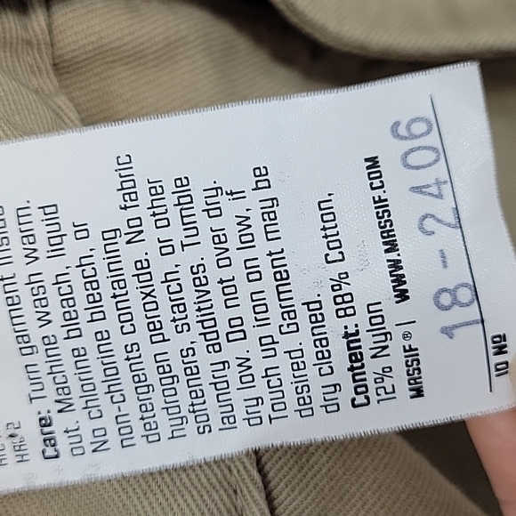 MASSIF ARC TACTICAL FR Flame Resistant Cargo Pants 42L 42x33 tan - Picture 8 of 10